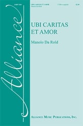 Ubi Caritas et Amor TTBB choral sheet music cover